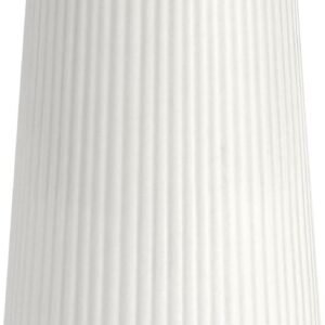 White Ceramic Vase, Small Cute Flower Vase for Pampas Grass, Home, Living Room, Dining Table, Farmhouse, Office Decor, Bedroom, Table, and Kitchen Shelf (White)