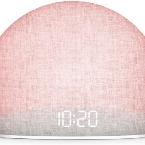 Sunrise Alarm Clock, White Noise Sound Machine, Cozy Light, Nature Sounds, Dimmable Clock, Gentle Wake Up, Regular Sleep-Wake Routine, Phone-Free Bedroom